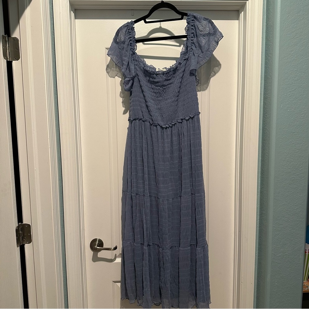 Max Studio Blue Maxi Dress